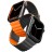 Ремешок Uniq Revix reversible Magnetic для Apple Watch 42-44-45-49 мм, серый/оранжевый