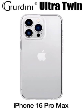 Чехол накладка для iPhone 16 Pro Max Gurdini Ultra Twin 1 mm (прозрачный)