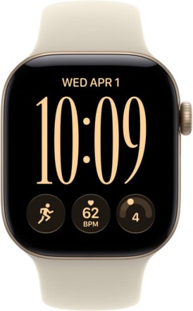 Умные часы Apple Watch Series 12, GPS, 46 mm, Sport Band (Light Gold/Sand), размер M/L