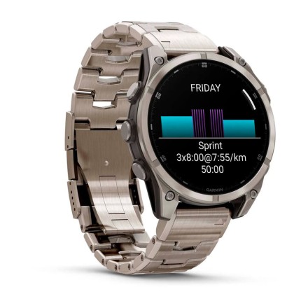 Часы Garmin Fenix 8 AMOLED, 47 mm Sapphire, Titanium