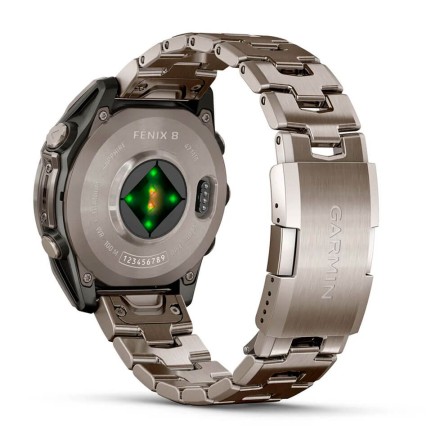 Часы Garmin Fenix 8 AMOLED, 47 mm Sapphire, Titanium