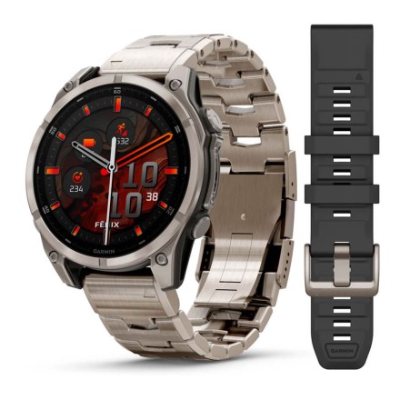 Часы Garmin Fenix 8 AMOLED, 47 mm Sapphire, Titanium