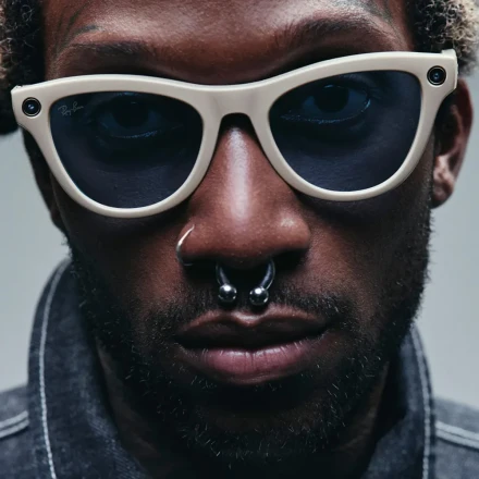 RayBan Skyler Gen 2 RW4014 Shiny Chalky Gray / Transitions Sapphire (150 - 52)