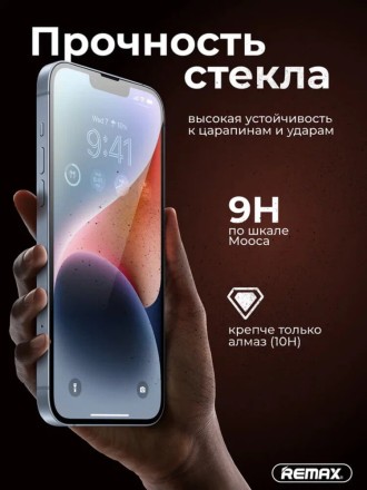 Защитное стекло для iPhone 16 Plus Remax ES-01 с аппликатором